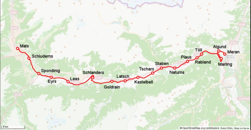 Die Vinschgaubahn Verein Freunde der Eisenbahn Südtirol